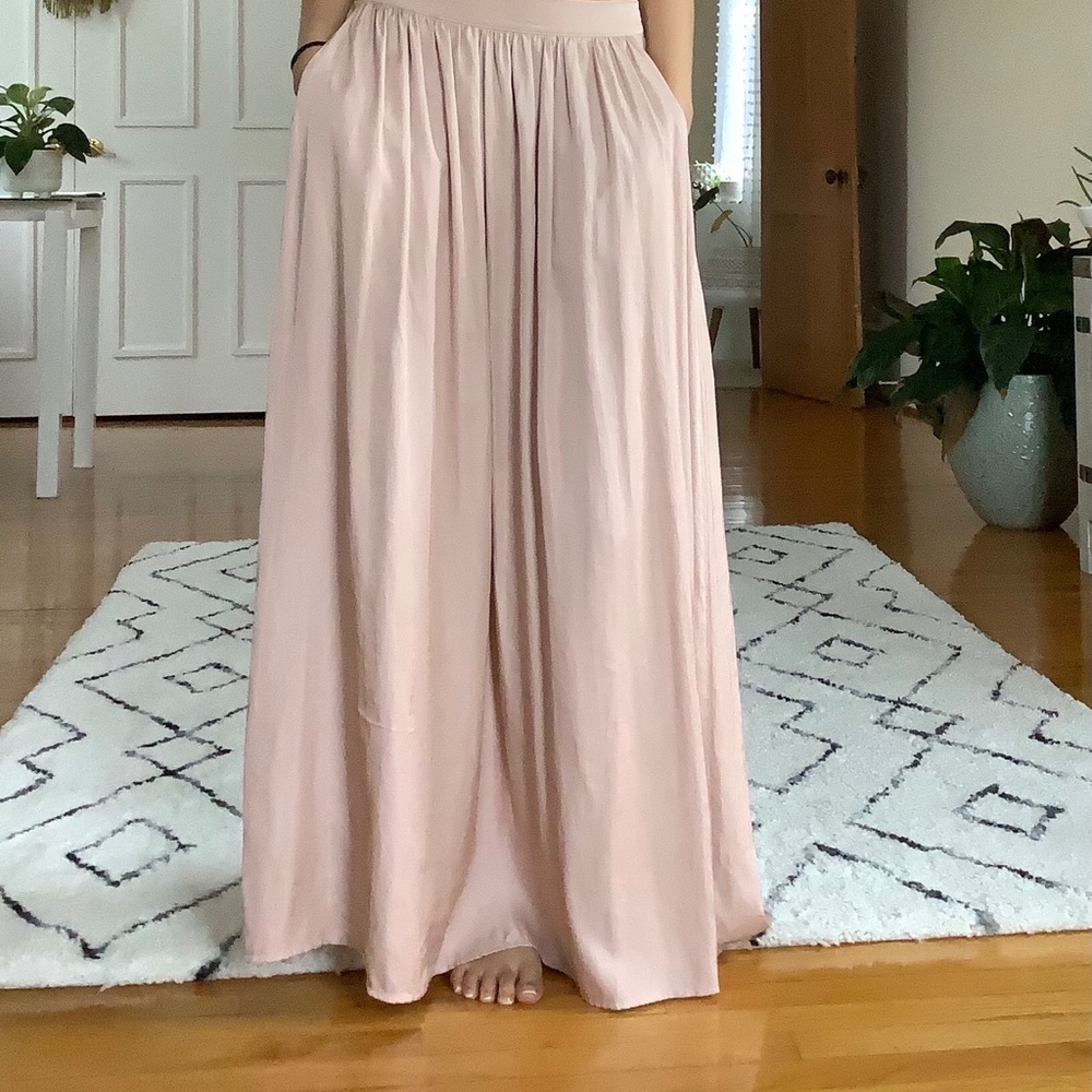 American Eagle Light Pink/Blush Maxi Skirt